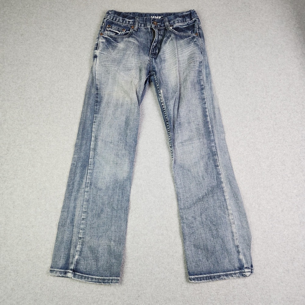 Flypaper Jeans Mens 26x27 Blue‎ Denim Medium Wash Streetwear Grunge Straight Leg